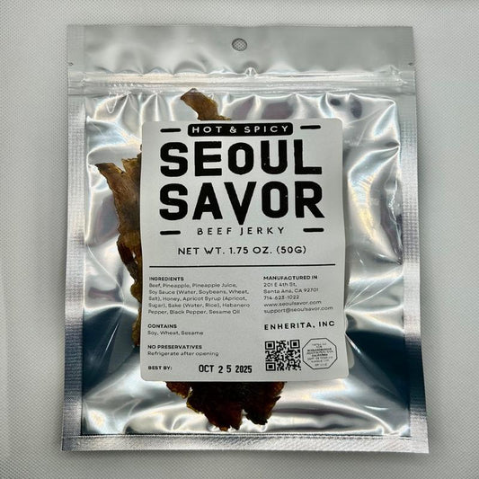 Hot & Spicy Seoul Savor Beef Jerky